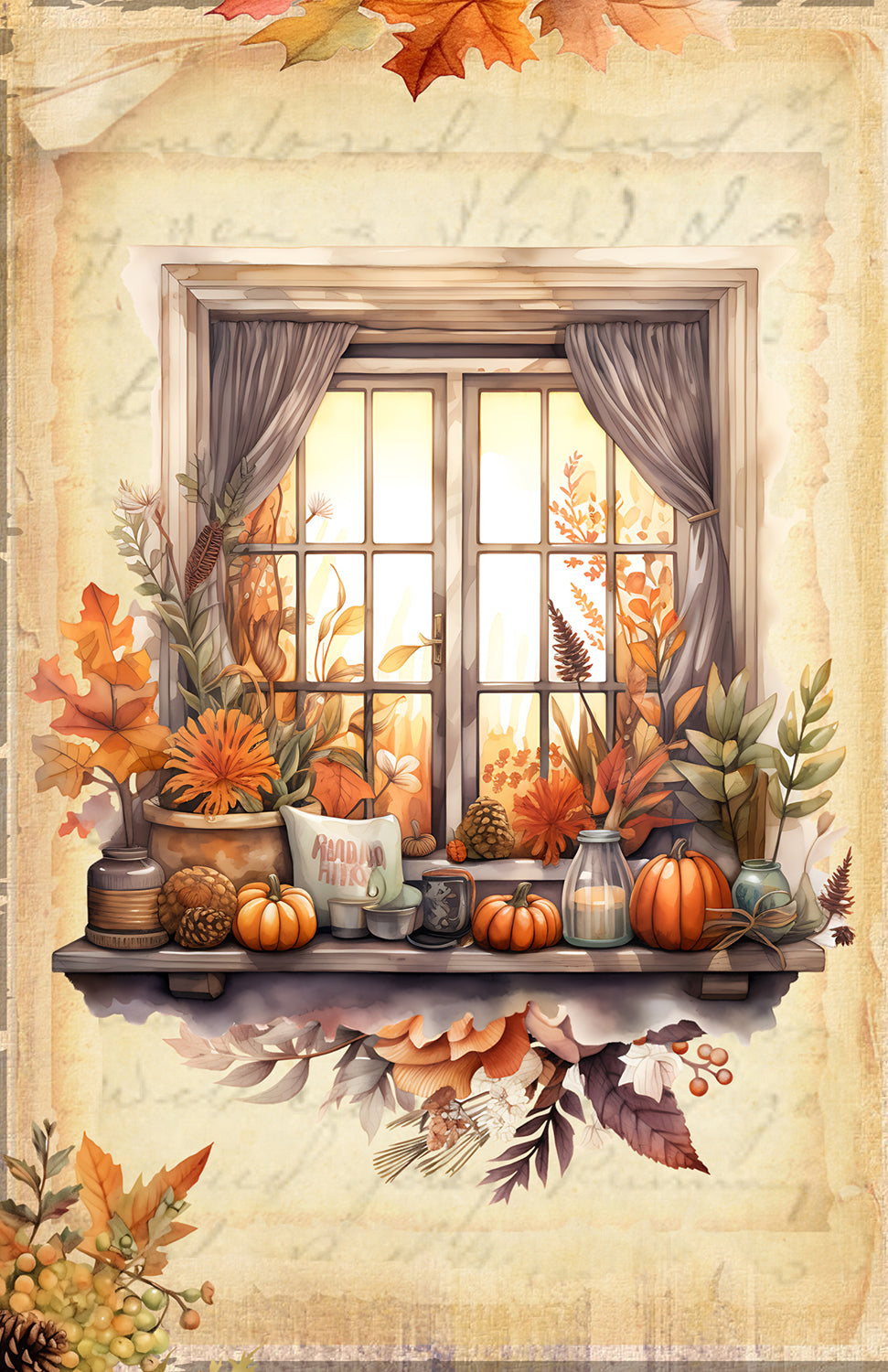 Autumn Junk Journal Dashboards