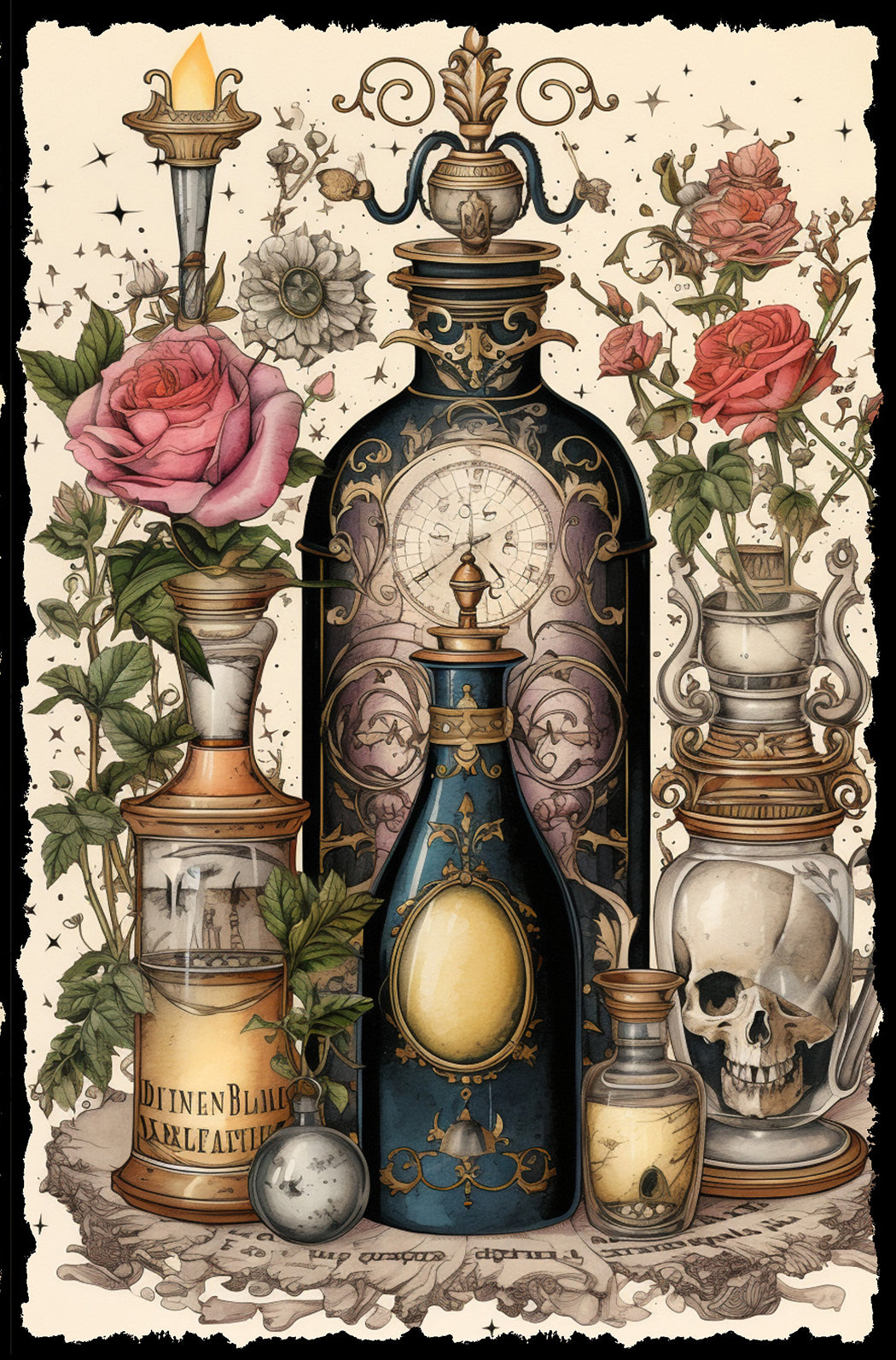 Floral Witch Dashboards