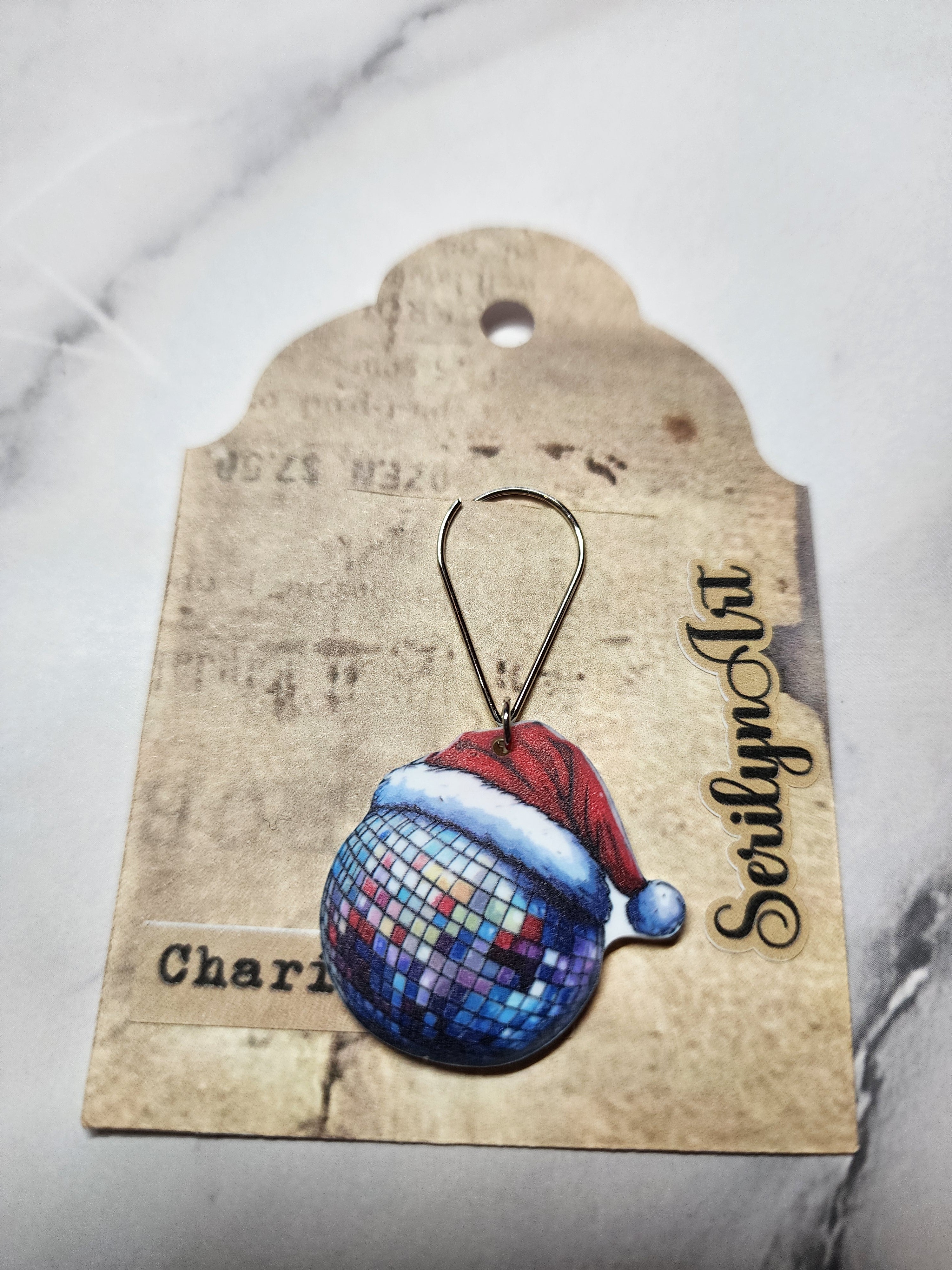 Christmas Disco Ball Charm
