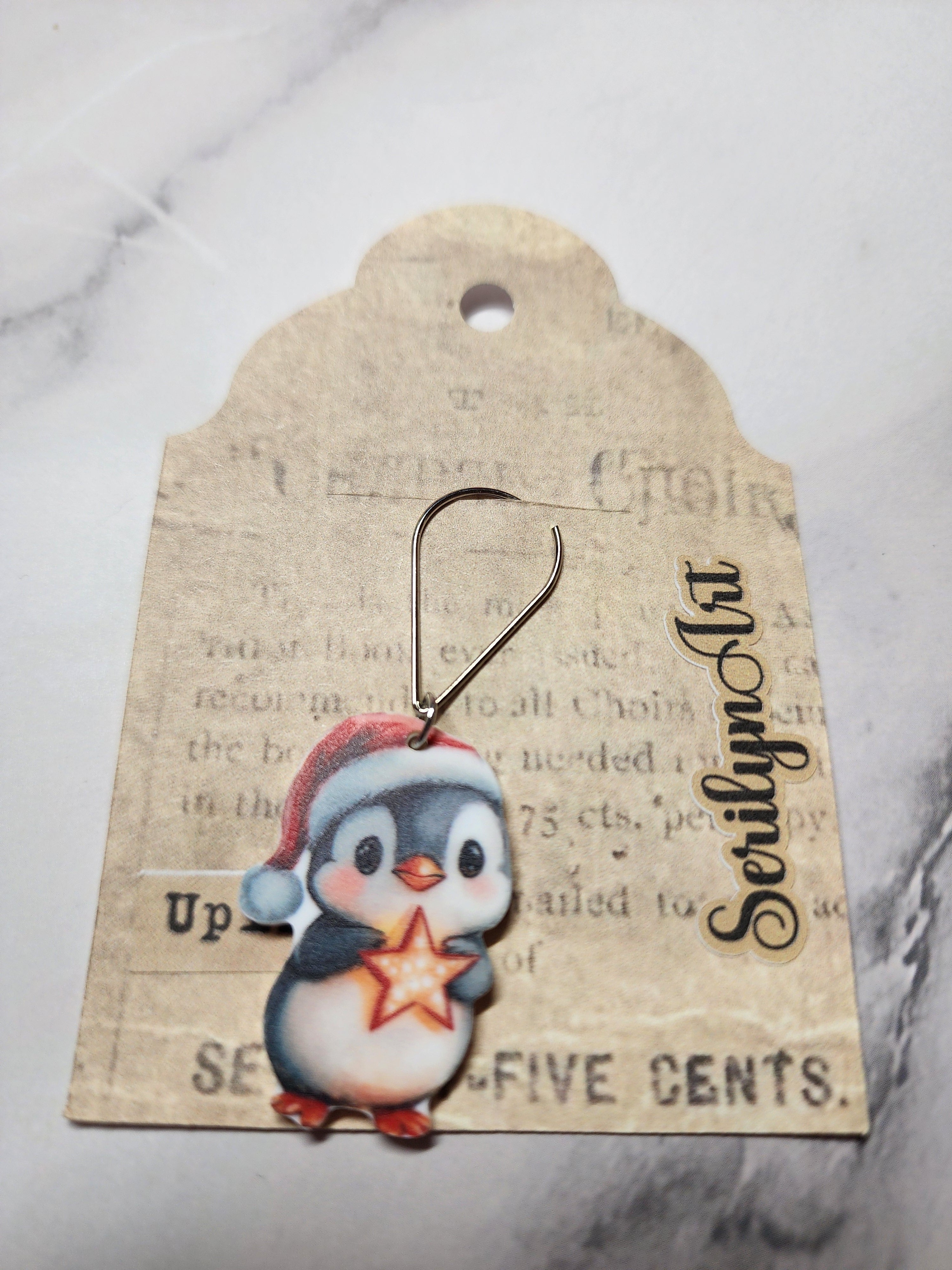 Christmas Penguin Charm