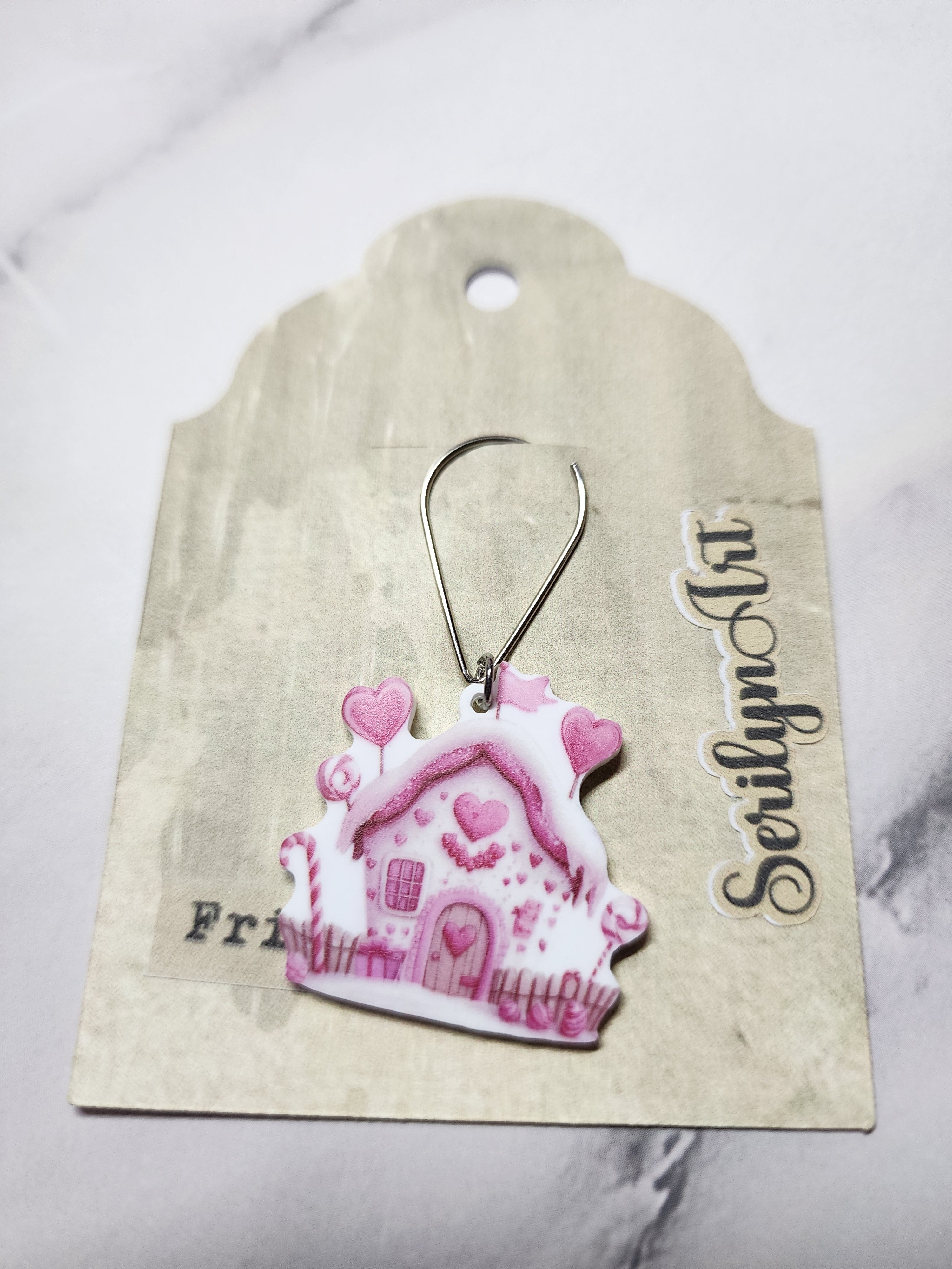 Winter Gingerbread House Charm