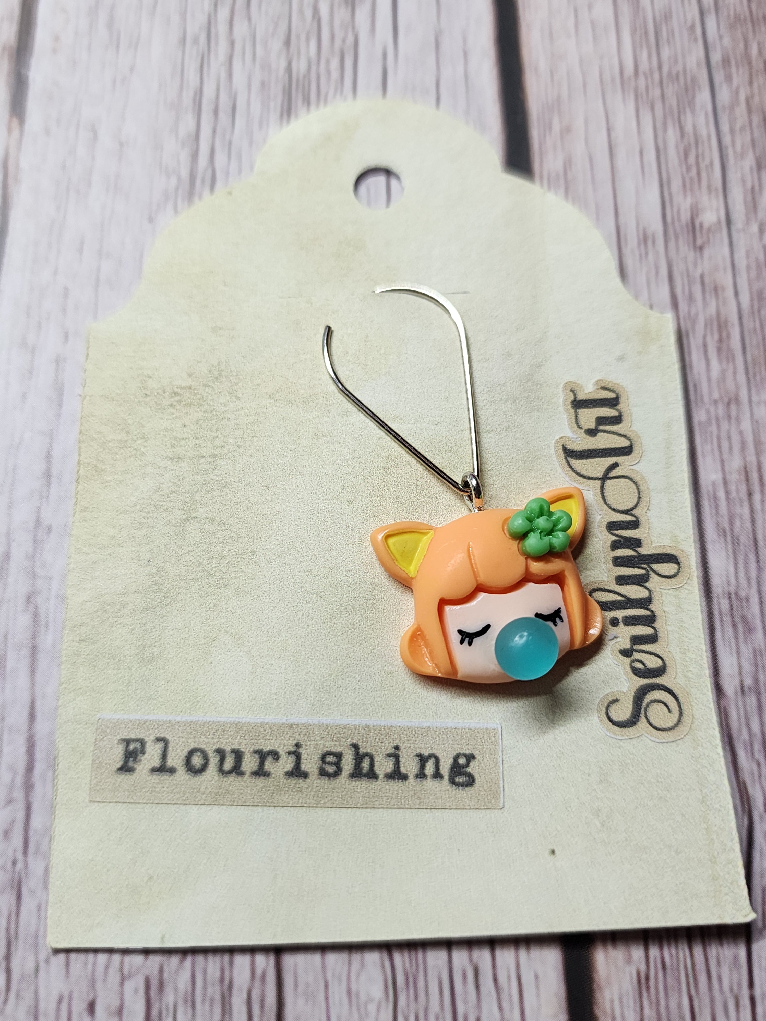 Orange Hair Bubble Gum Girl