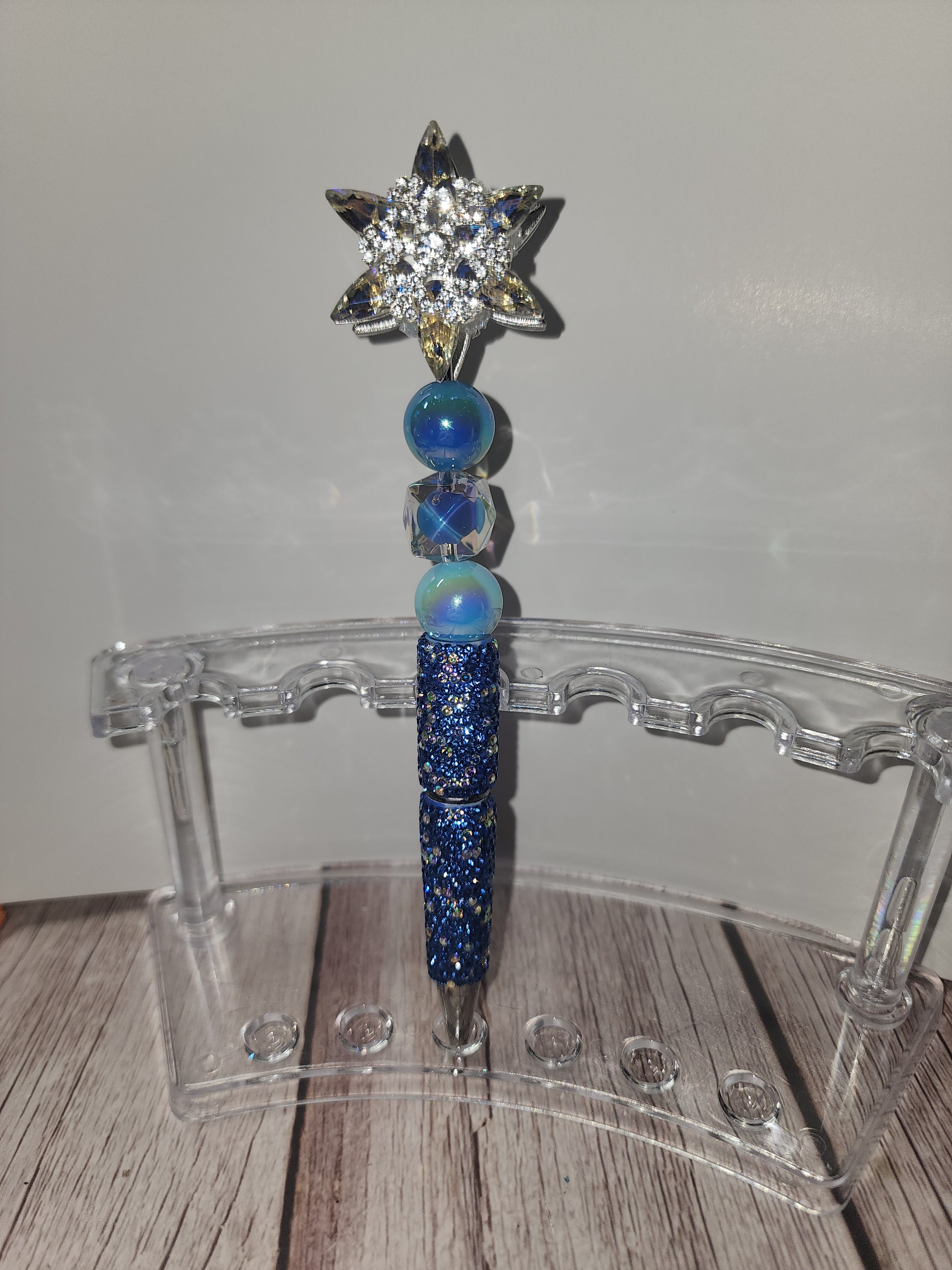 Blue and Star Pen