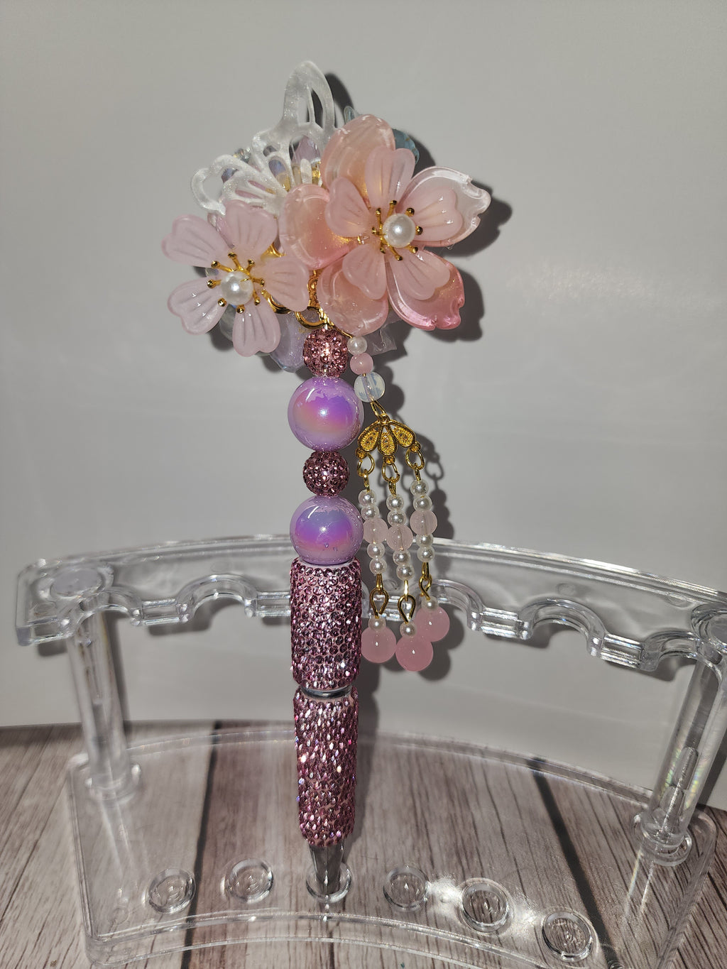 Pink Floral Pen