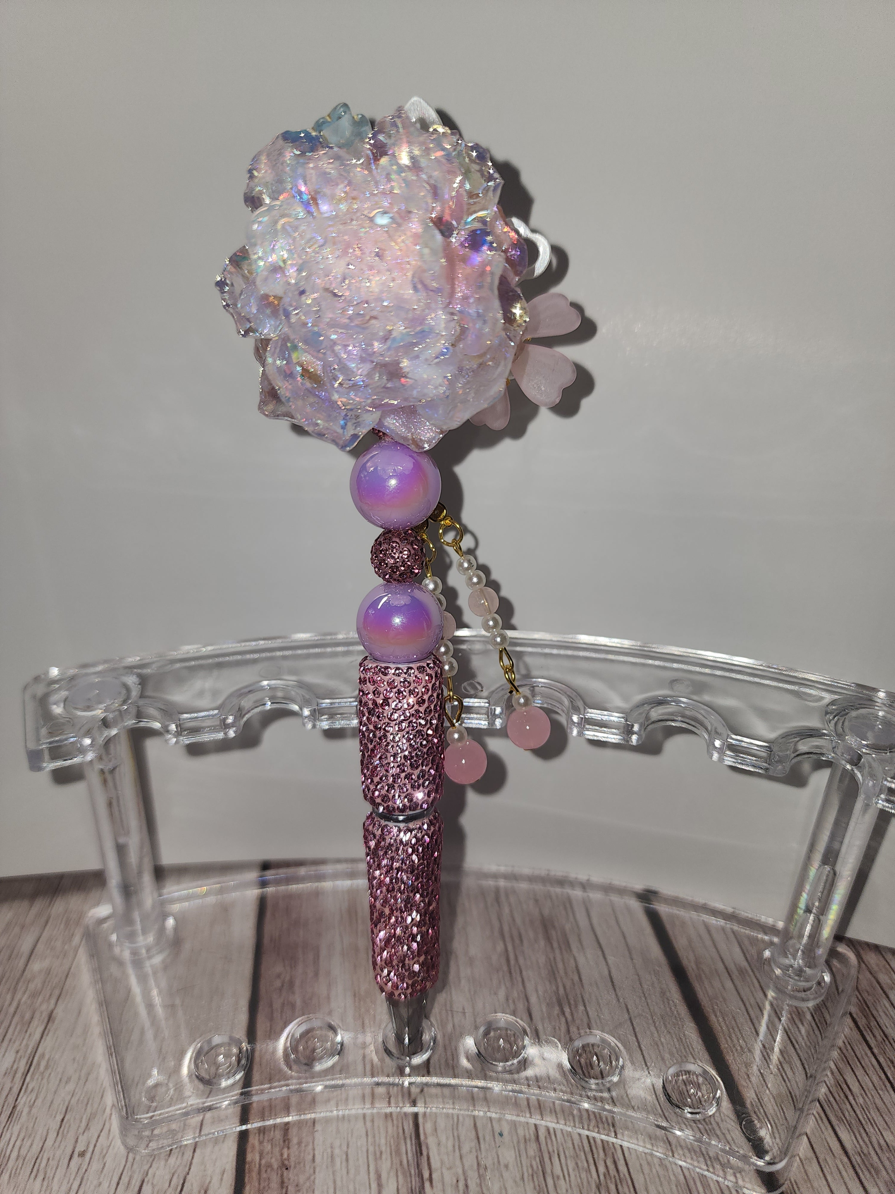 Pink Floral Pen