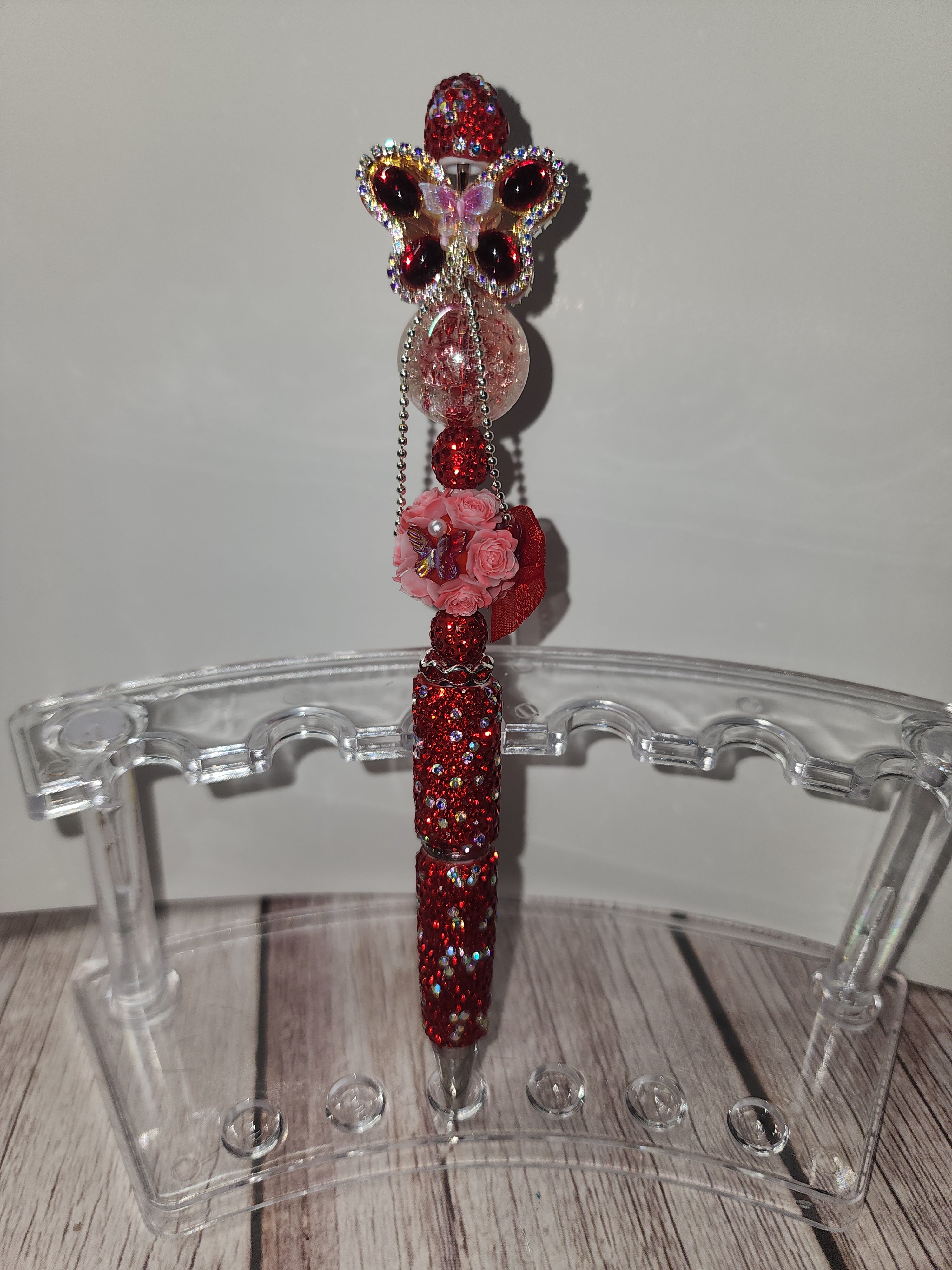Red Butterfly Pen