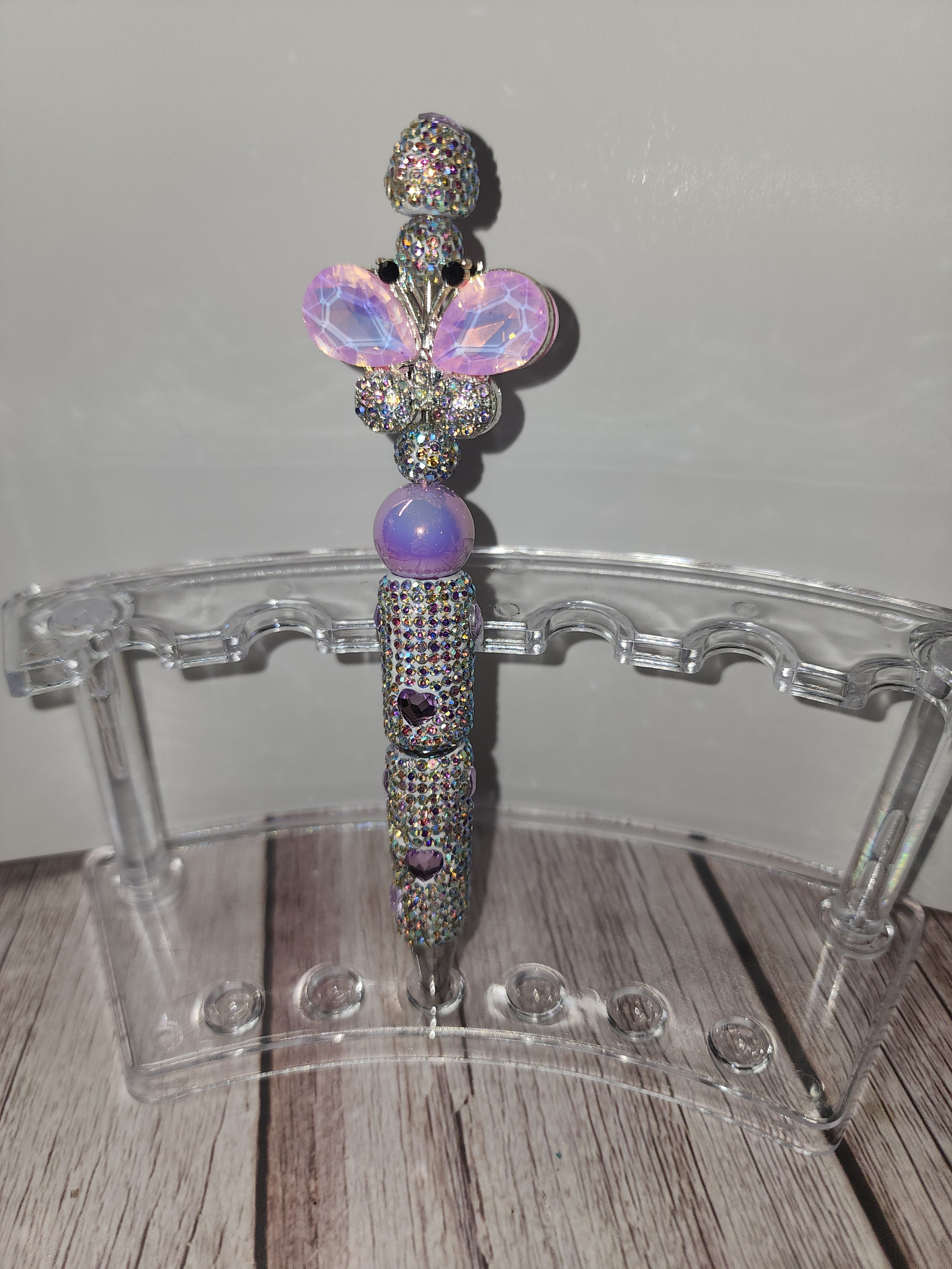 Pink Butterfly Pen