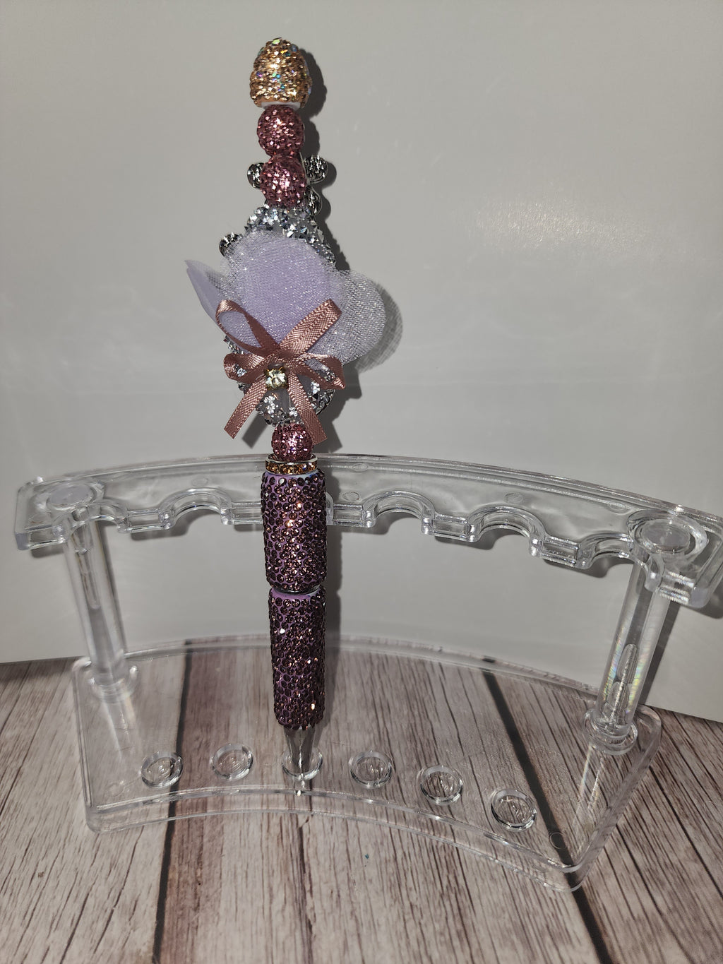 Purple Floral Pen