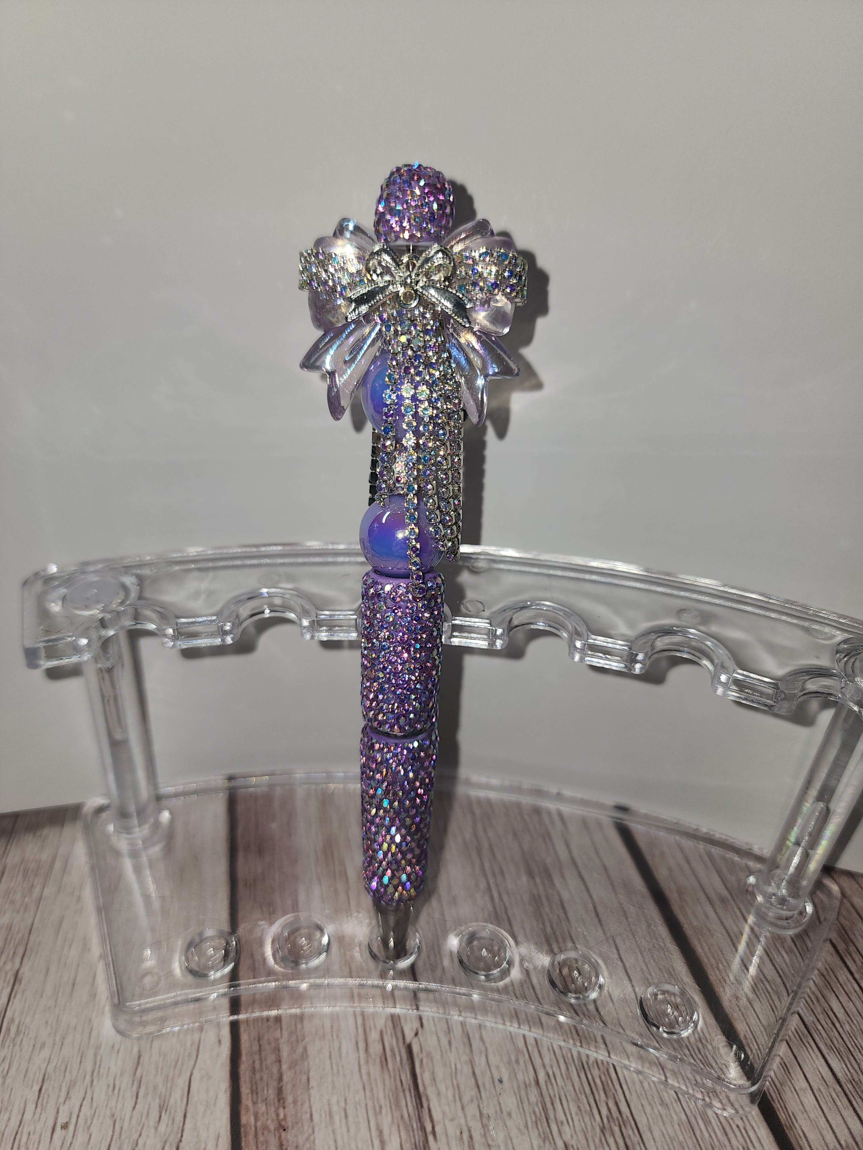Purple Bow Pen
