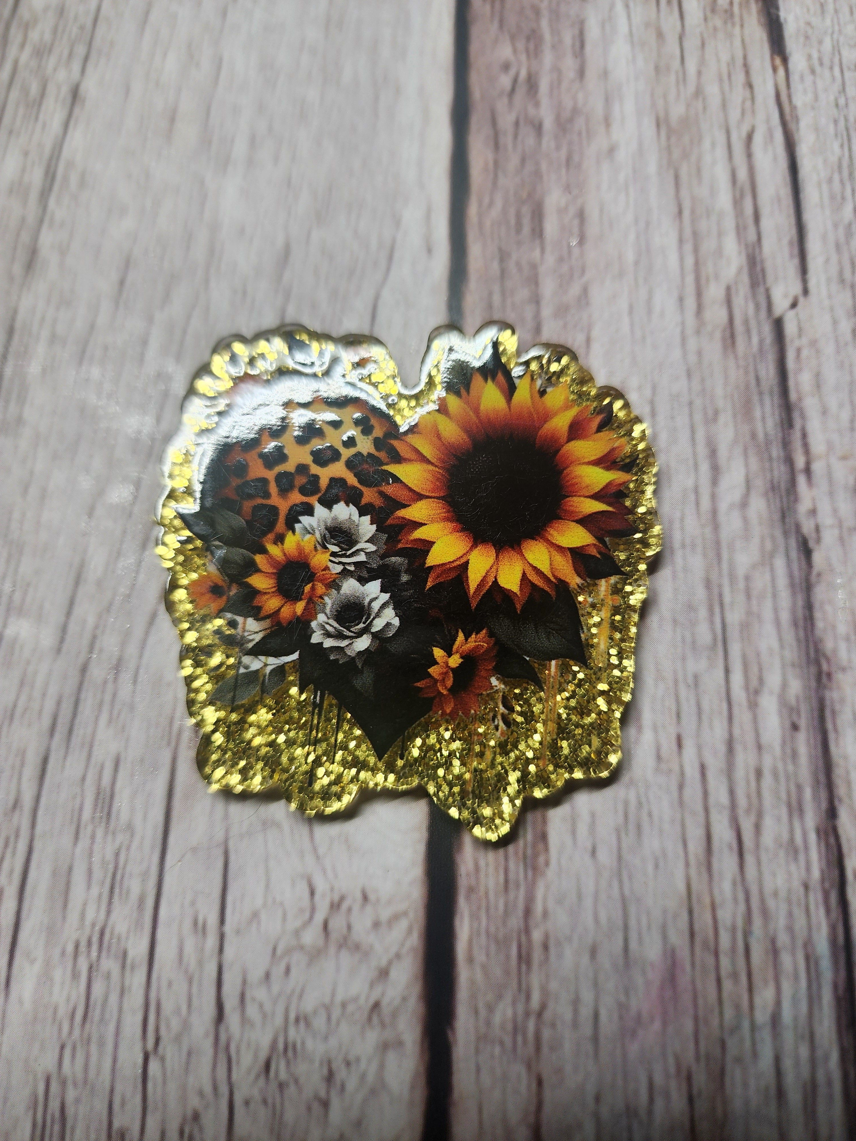 Sunflower and Heart