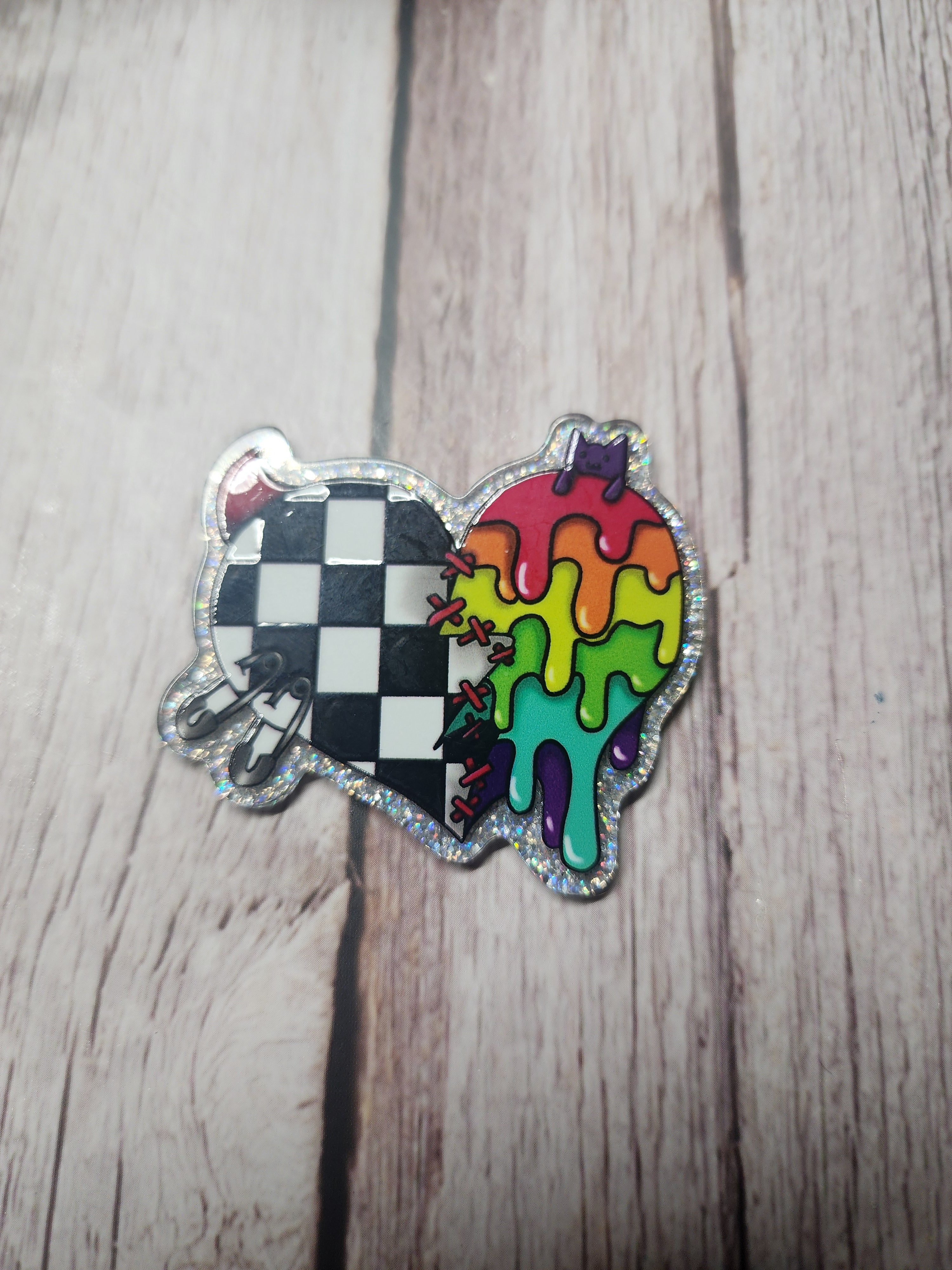Melting Checker Heart
