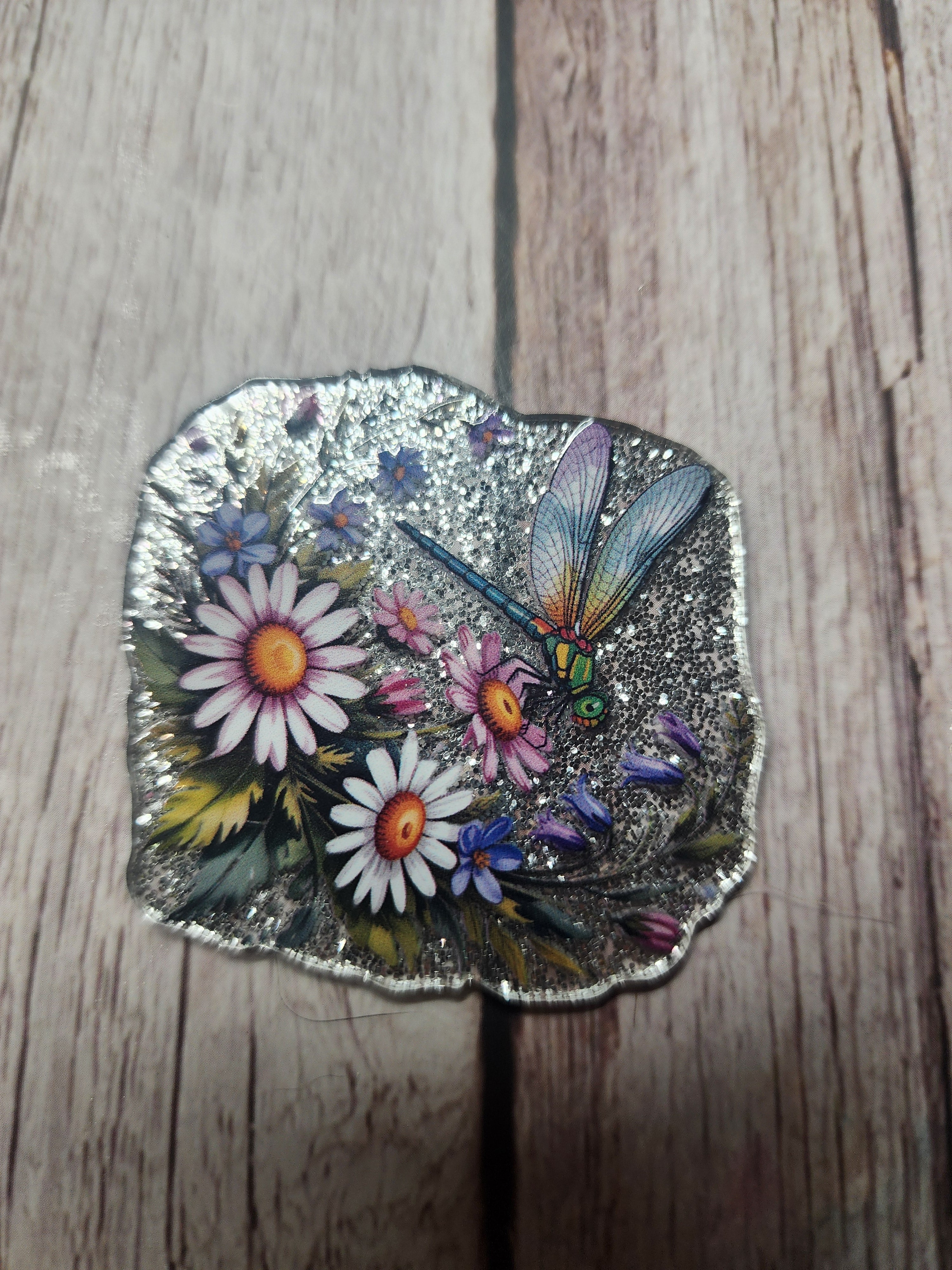 Dragonfly and Flowers