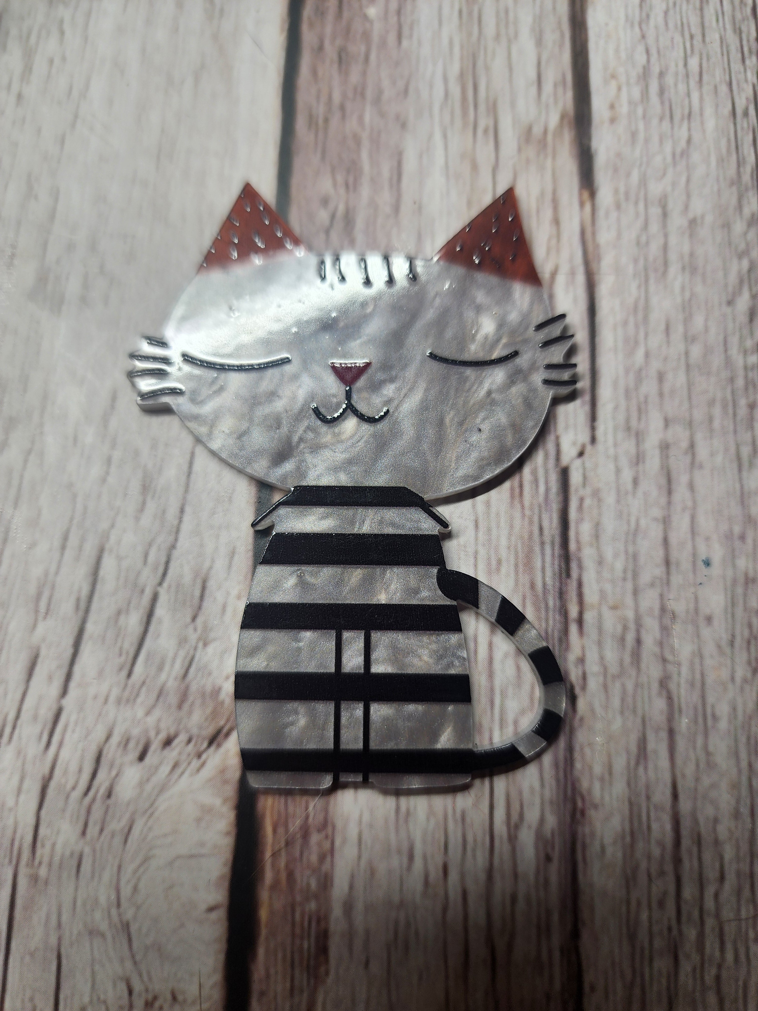 Large Silver Cat