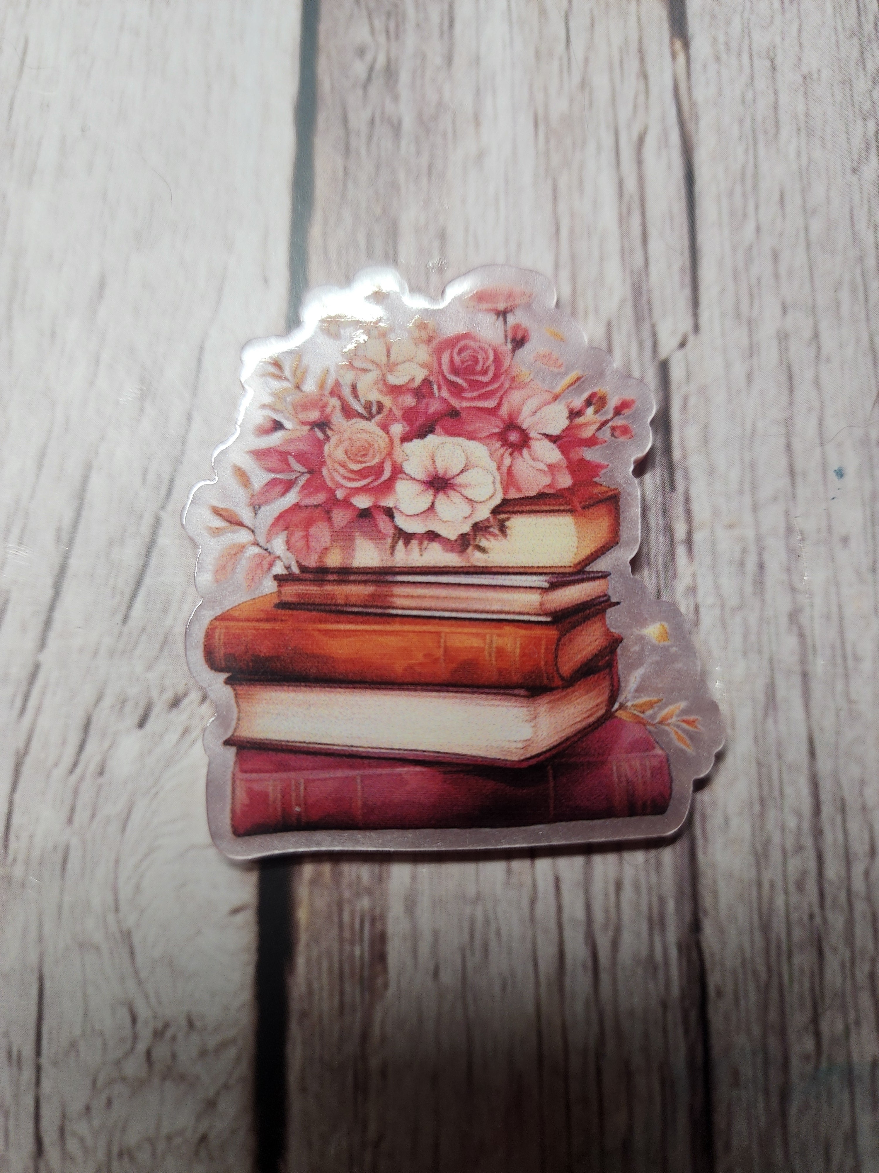 Books with Flowers