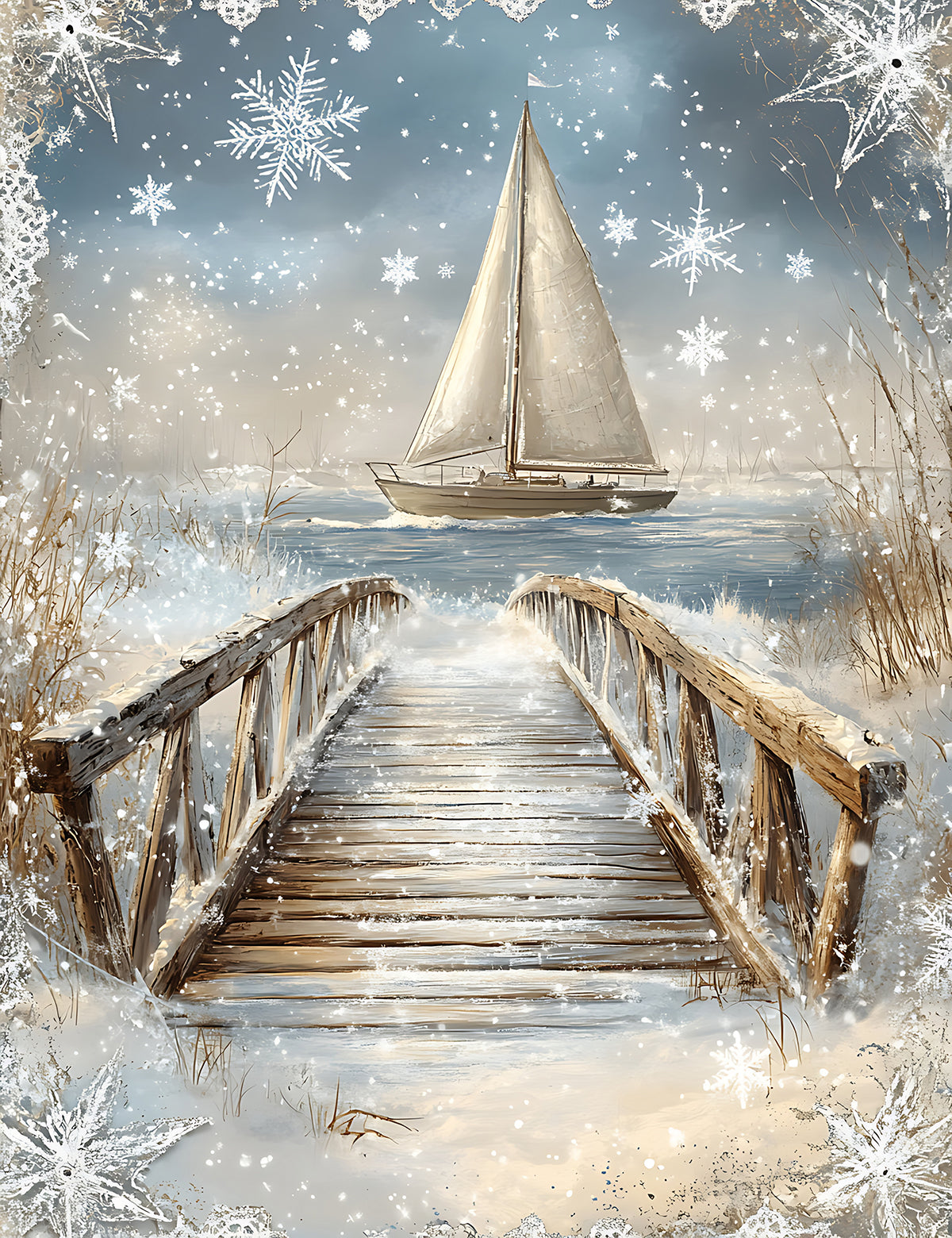 Cozy Winter Snowflakes 1