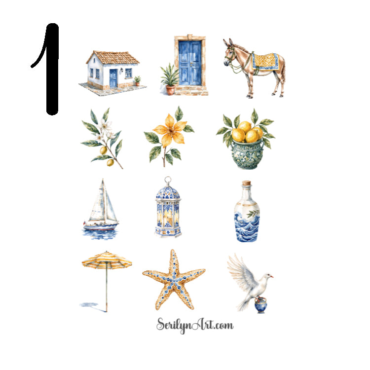 Aegean Escape Sticker Sheet