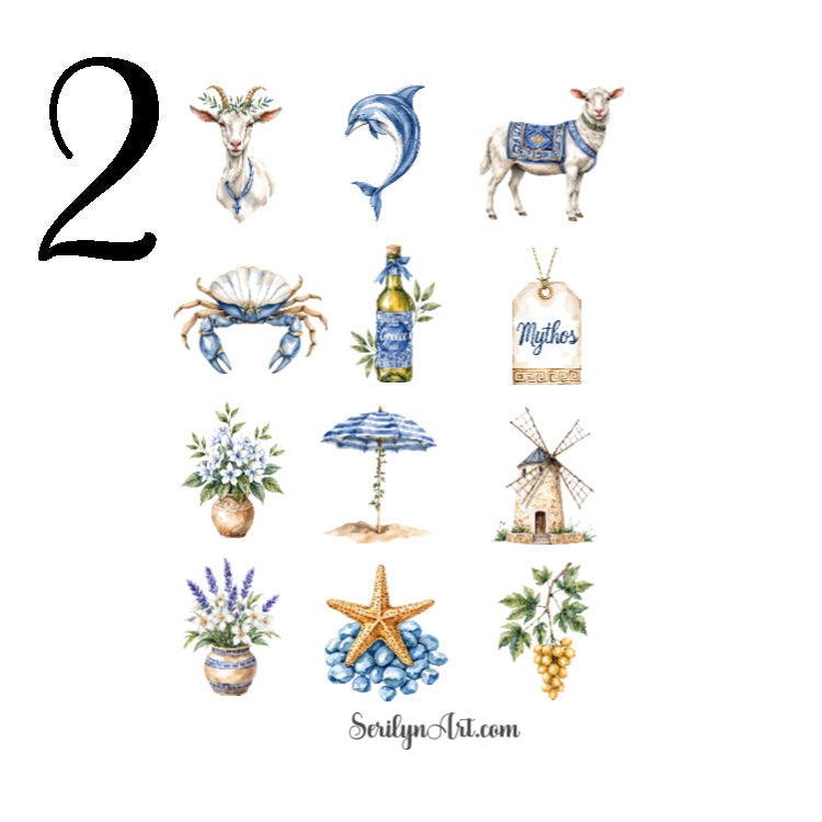 Aegean Escape Sticker Sheet