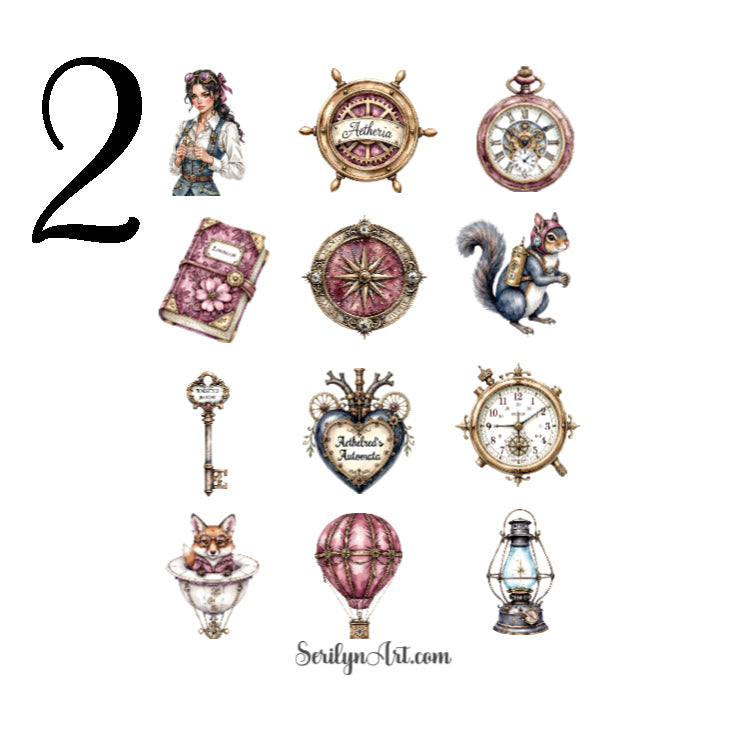 Airship Chronicles Sticker Sheet