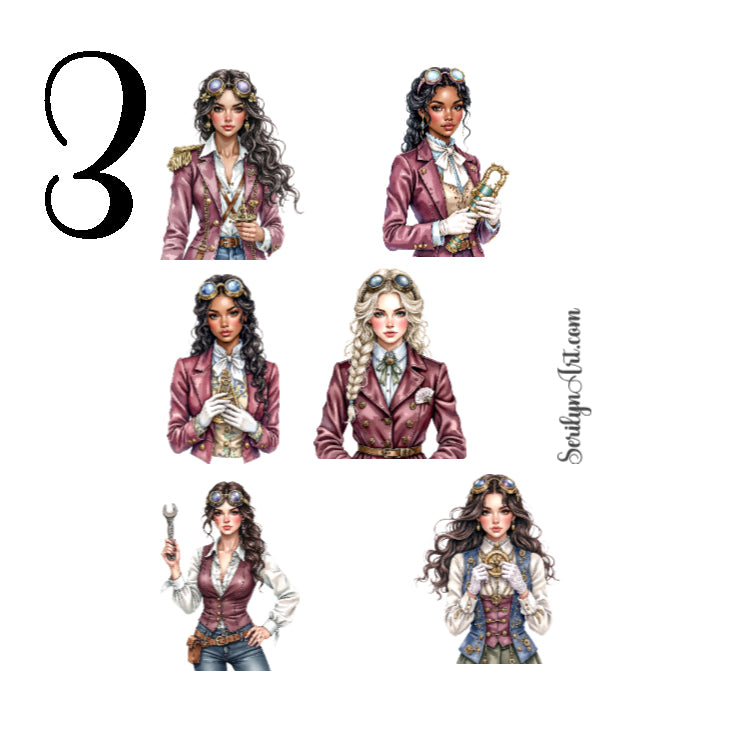 Airship Chronicles Sticker Sheet