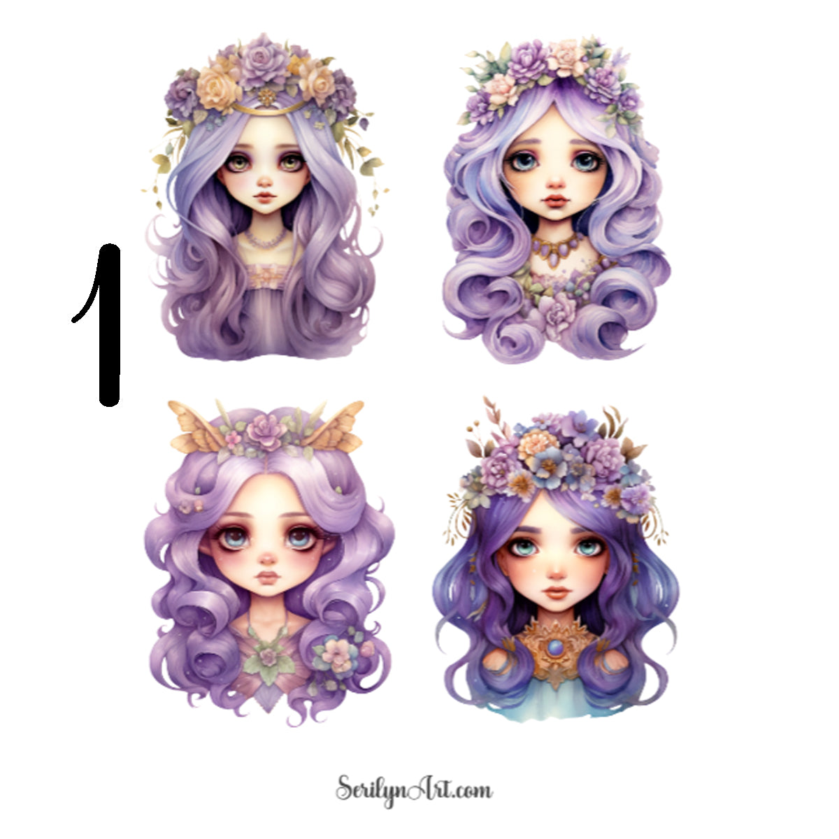 Amethyst Princess Sticker Sheet