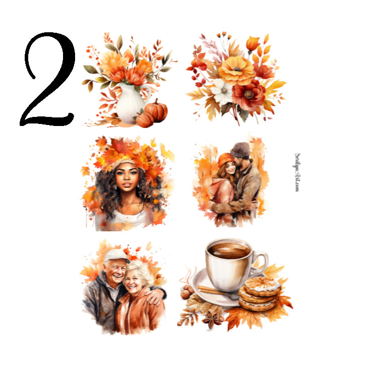 Autumn Sticker Sheets