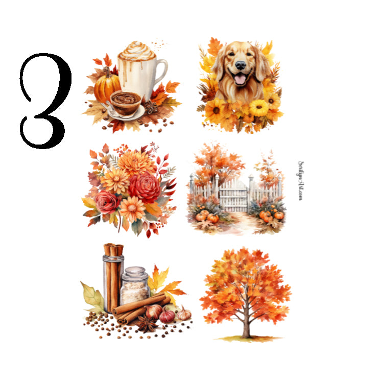 Autumn Sticker Sheets