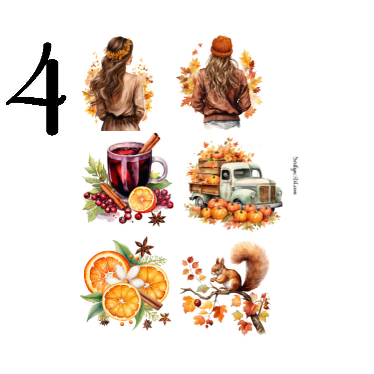 Autumn Sticker Sheets