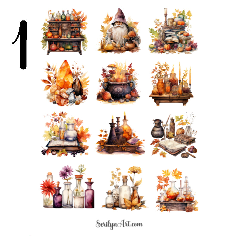 Autumn Alchemy Sticker Sheet