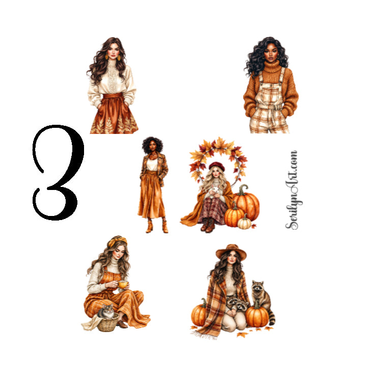 Autumn Comforting Warmth Sticker Sheet