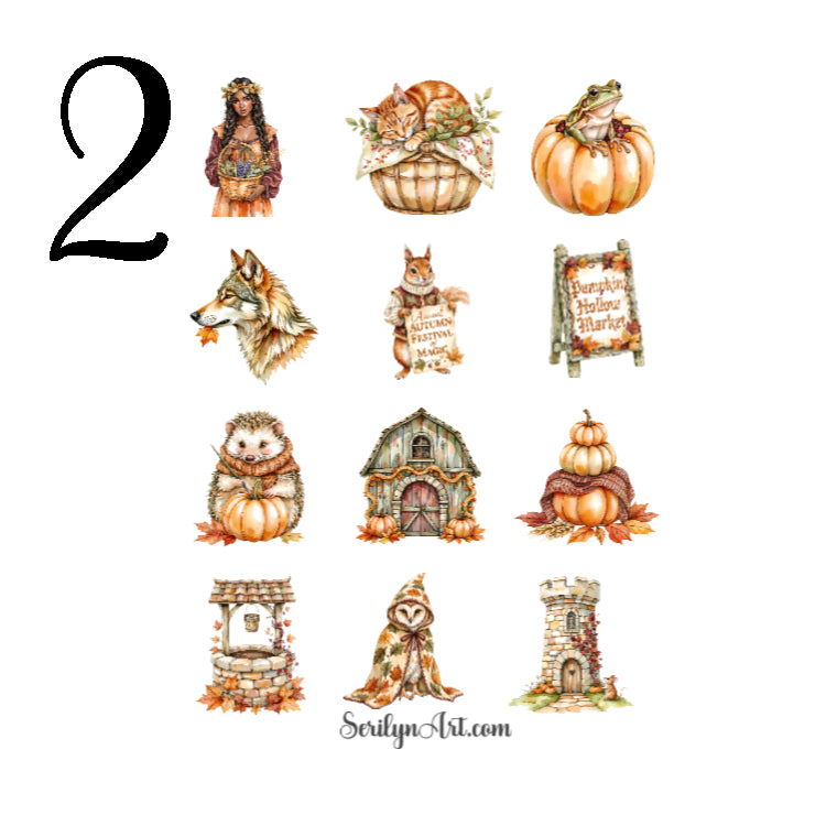 Autumn Enchanters Sticker Sheet