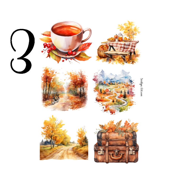 Autumn Journeys Sticker Sheet