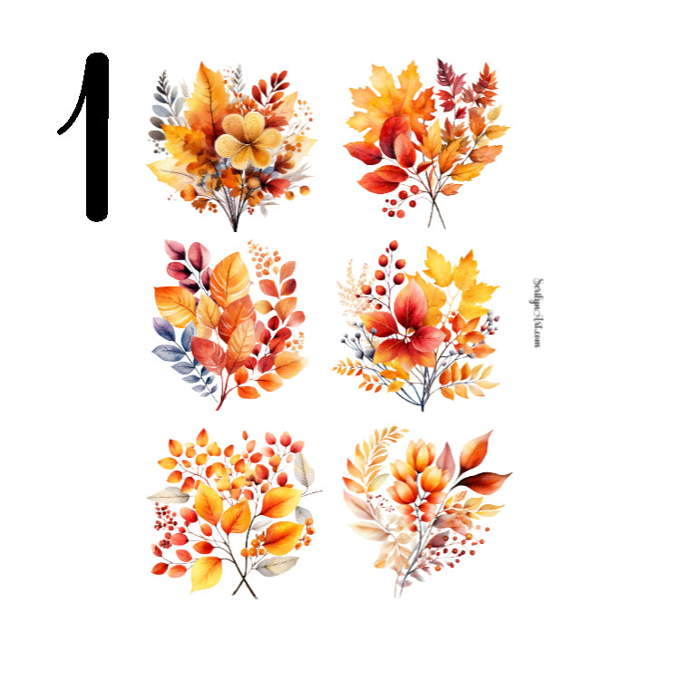 Autumn Leaves Sticker Sheet