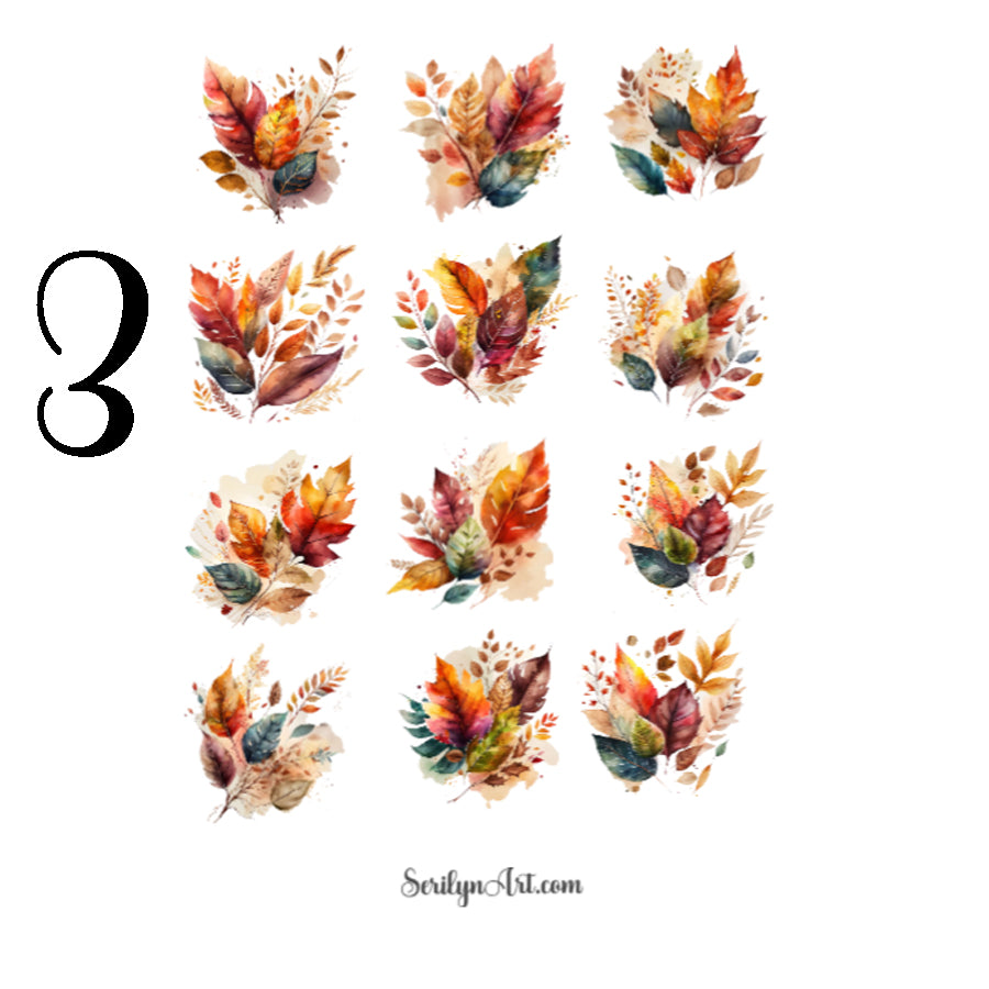 Autumn Leaves Sticker Sheet