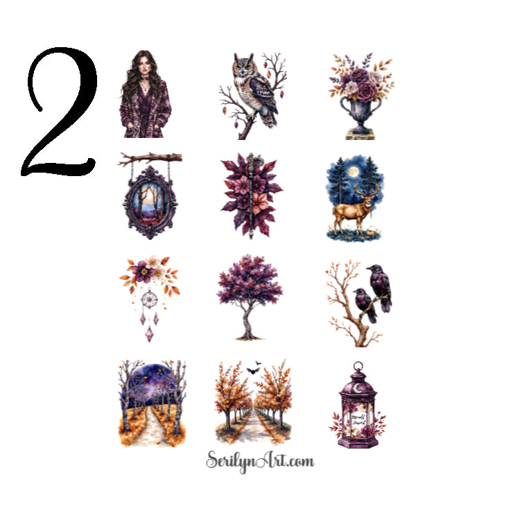 Autumn Mystical Allure Sticker Sheet