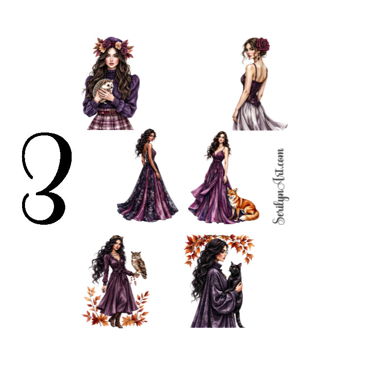 Autumn Mystical Allure Sticker Sheet