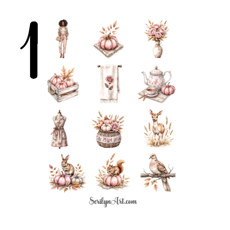 Autumn Soft Nostalgia Sticker Sheet