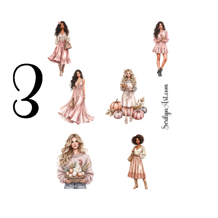 Autumn Soft Nostalgia Sticker Sheet