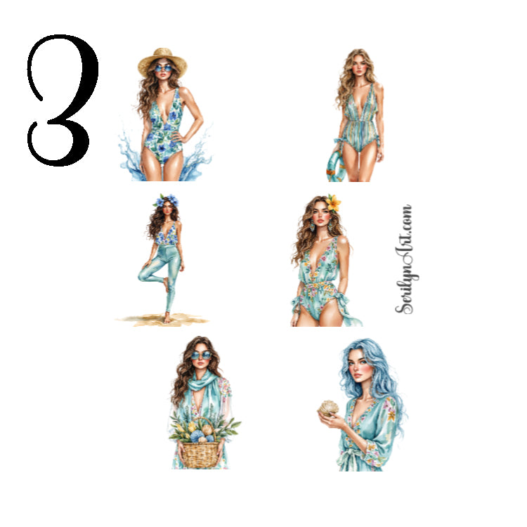 Azura Coast Sticker Sheet