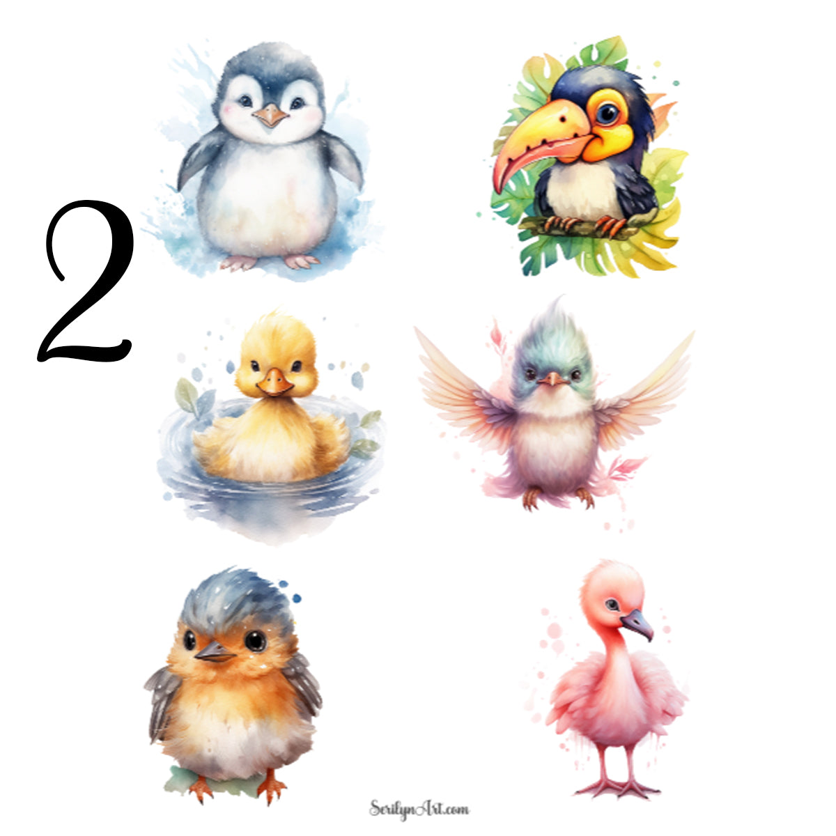 Baby Birds Sticker Sheet
