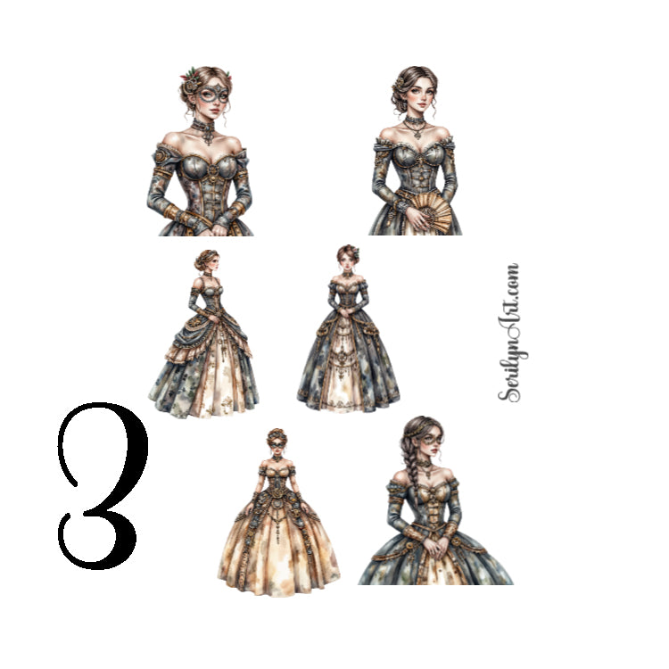 Ballroom Soiree Sticker Sheet