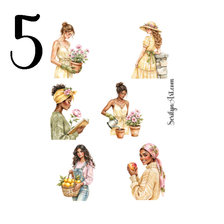 Bastide Gardens Sticker Sheet