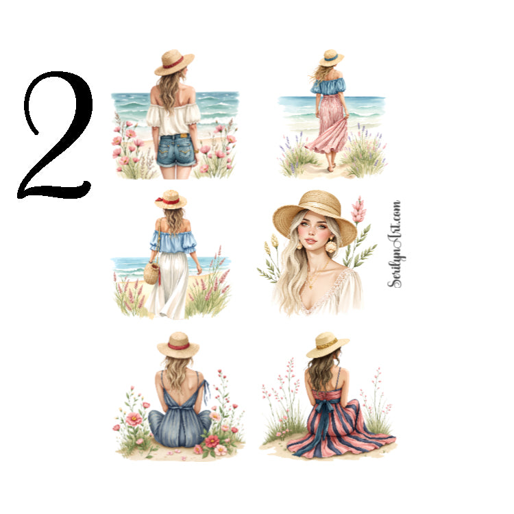 Beach Wishes Sticker Sheet