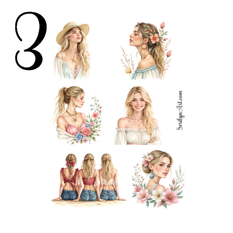 Beach Wishes Sticker Sheet