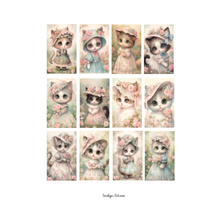 Big Eyed Cats Deco Boxes