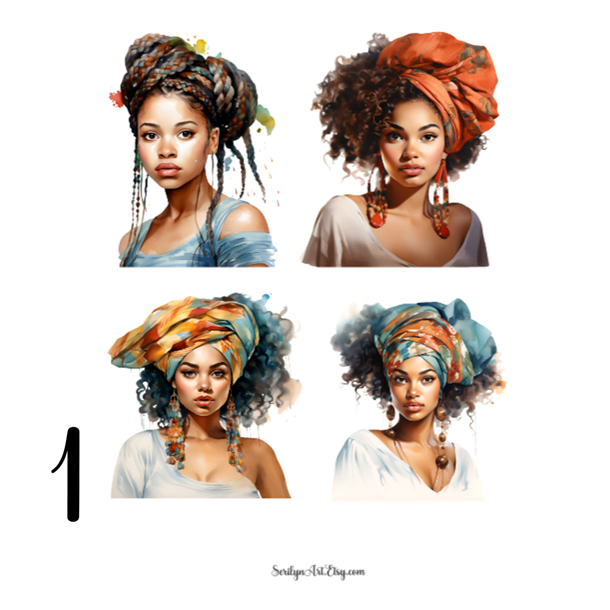 Big Hair Sticker Sheet