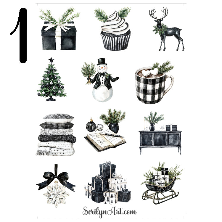 Black and White Holiday Collection