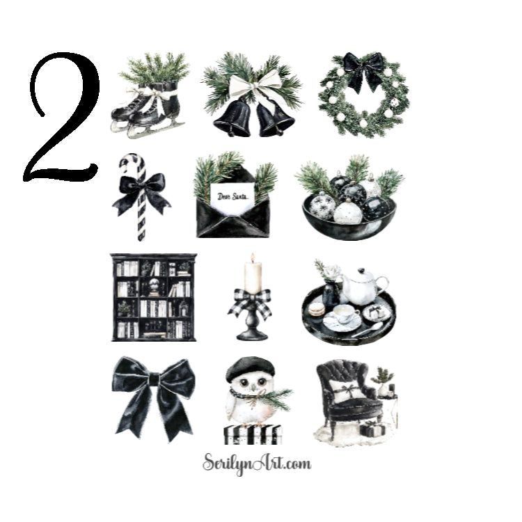 Black and White Holiday Collection