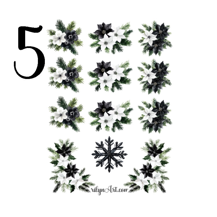 Black and White Holiday Collection