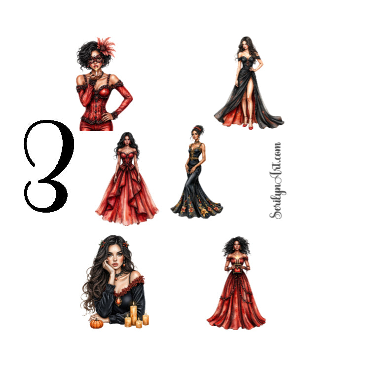 Bloody Velvet Ballroom Sticker Sheet