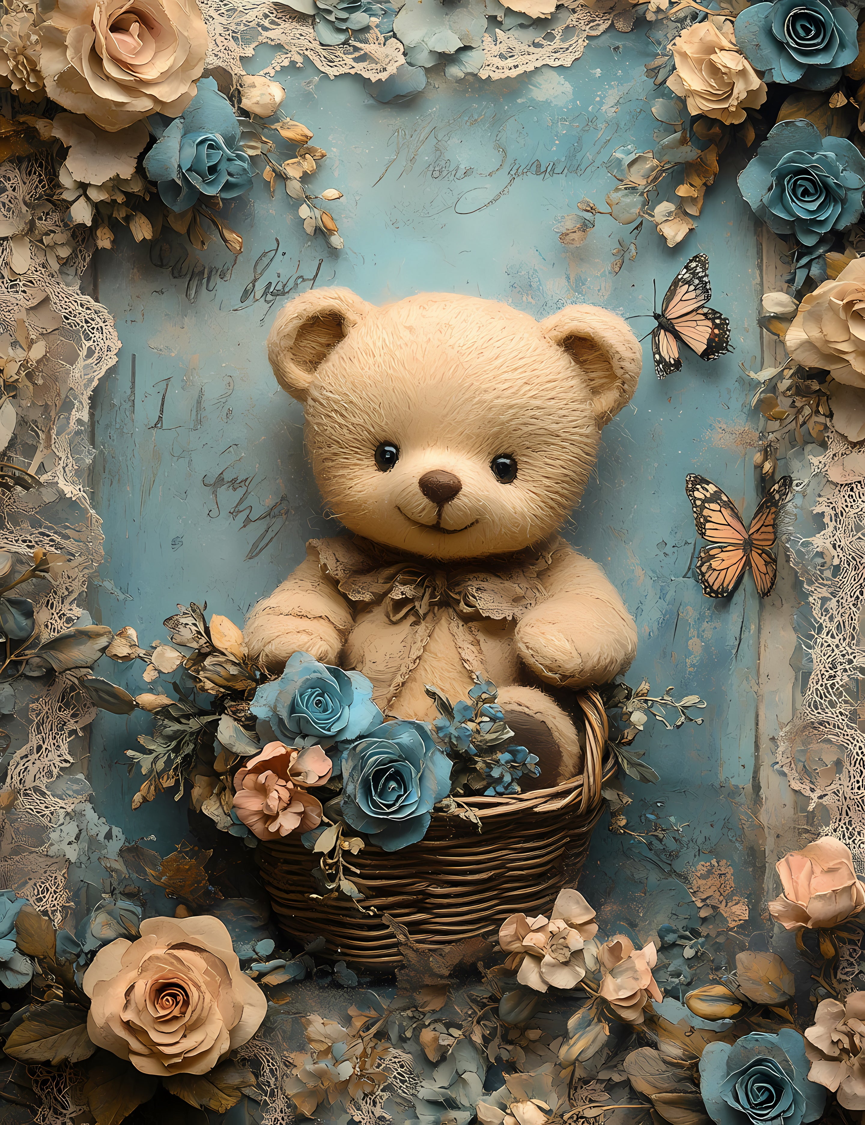 Blue Coquette Valentines 1